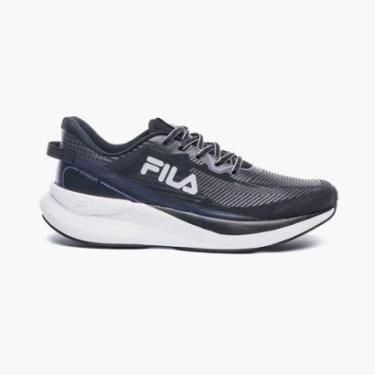 Imagem de Tênis Masculino Fila Striker Preto e Azul - PRETO/AZUL/CINZA 46-Masculino