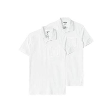Imagem de Kit com 2 Camisetas Polo Masculina Malwee 1000004429 Cinza-Masculino