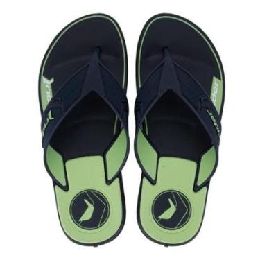 Imagem de Chinelo Masculino Rider Start III Tiras Largas Marinho Verde-Masculino