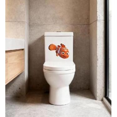 Imagem de Adesivo Para Vaso Sanitário Nemo - Lojinha Da Luc Adesivos