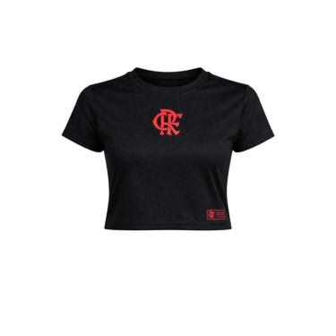 Imagem de Camiseta Cropped Flamengo Dry Feminina-Feminino