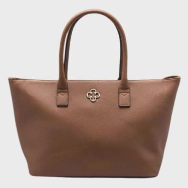 Imagem de Bolsa Tiracolo Capodarte 4602079, Safiano camel, UN