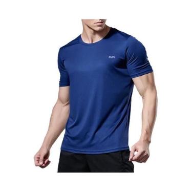 Imagem de Camiseta Masculina De Secagem Rápida E Respirável Para Corrida, Manga 