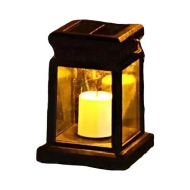 Imagem de Lanterna Solar À Prova D'água, Lâmpada Decorativa Para Exterior, Com A