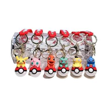Imagem de Chaveiro De Silicone Pokémon Para Crianças: Pikachu, Charmander, Squir