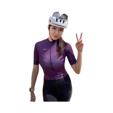 Imagem de Camiseta De Ciclismo Feminina De Secagem Rápida E Respirável Com Manga