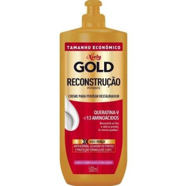 Imagem de Creme para Pentear Niely Gold Reconstrução Potente 500ml