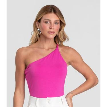 Imagem de Body Feminino Alça Trançada Dianna Rosa, PP, Rosa