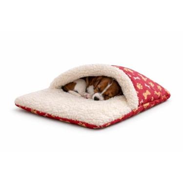 Imagem de Cama Pet Caminha Toca Iglu Para Cachorro Gato Canguru Saco de Dormir 70x50cm