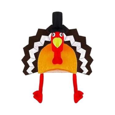 Imagem de Chapéu Engraçado De Peru De Natal: Acessório De Fantasia De Peru Assad