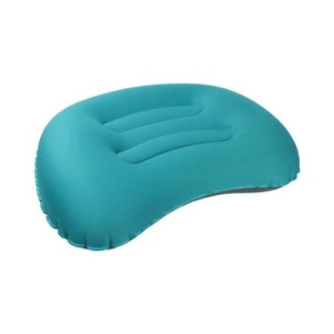 Imagem de Almofada Inflável Ultraleve Portátil Para Camping E Viagem Com Suporte