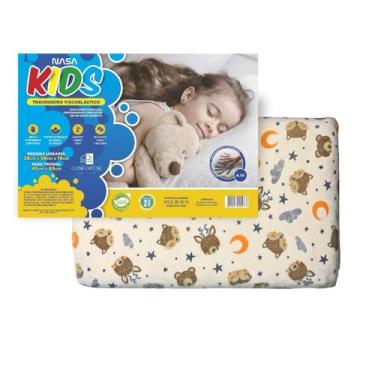 Imagem de Travesseiro Infantil Anatômico NASA Kids com Espuma Viscoelástica Conf