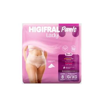 Imagem de Roupa Íntima Desc Higifral Pants Lady Tam G/XG 8Un - Eurofral