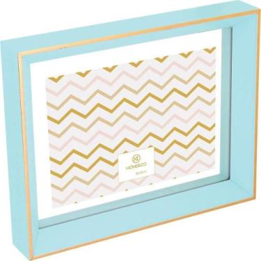 Imagem de Home&ampco Pasteur Porta-retratos 13x18 Plástico Azul - HOME & CO