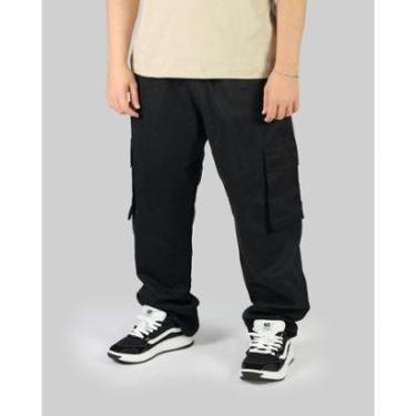 Imagem de Calça DR7 Street Cargo Seven - Preta-Unissex