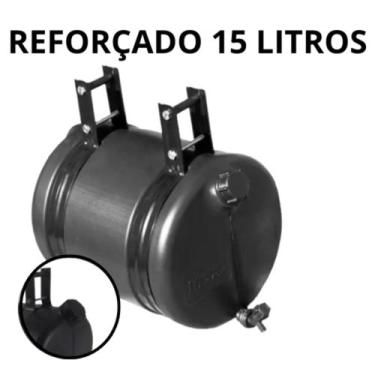 Imagem de Corote preto 15 litros reservatorio barrica reforçado carreta onibus c