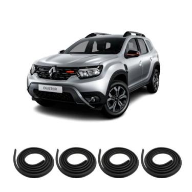 Imagem de Kit Borracha Vedação Das 4 Portas Duster 2011 A 2023 - sem marca