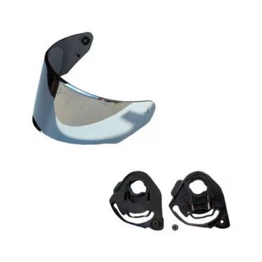 Imagem de Viseira Capacete Ls2 Ff320 Ff353 Cromada Polivisor Mais Reparo