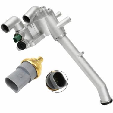 Imagem de Cavalete Válvula Termostática Completa Aluminio Gol Polo Fox - Megaaut