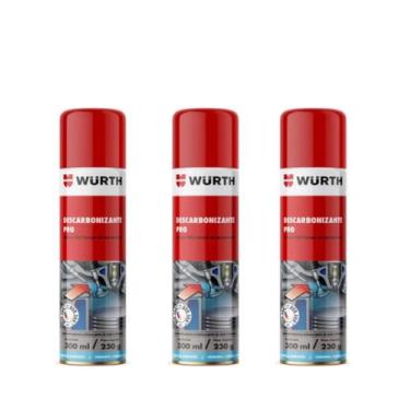 Imagem de Descarbonizante Pro Limpa Tbi Corpo Borboleta Würth 3 Unid - WURTH