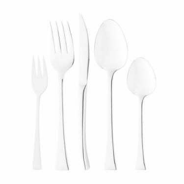 Imagem de Faqueiro de Aço Inox Berna Prata 30 Peças Wolff