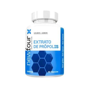 Imagem de Extrato de Própolis 500mg 60 cápsulas New Four Sem sabor Sabor:Sem sab