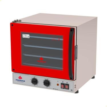 Imagem de Forno Elétrico Progás Turbo Fast Oven Vermelho 4 Esteiras PRP-004 G2 220V P37639