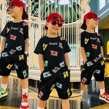 Imagem de Conjunto Infantil Kvani Joy, Preto, 12