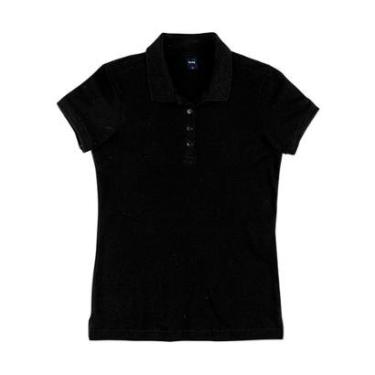 Imagem de Camisa Polo Básica Slim Em Malha Piquê Feminina-Feminino