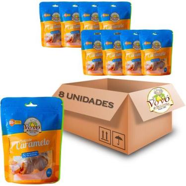 Imagem de Kit c/ 8und Bala de Caramelo Zero Adição de Açúcar VOVÓ 60g