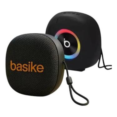 Imagem de Caixa Som Bluetooth Portatil 8h Bateria Potente Resiste Água - basike