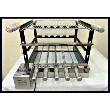 Imagem de Grill R-5 Aço Carbono Frontal Inox - Rotary