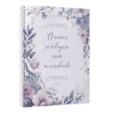 Imagem de Livro - Caderno de Fé - Floral
