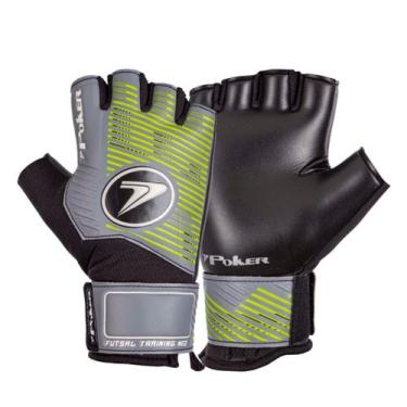 Imagem de Luva de Goleiro Infantil Poker Training NEO, Cinza verde, 6