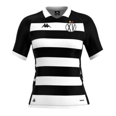 Imagem de Camisa XV de Piracicaba Jogo 1 Feminina Home Kombat 26 Kappa, Preto, B