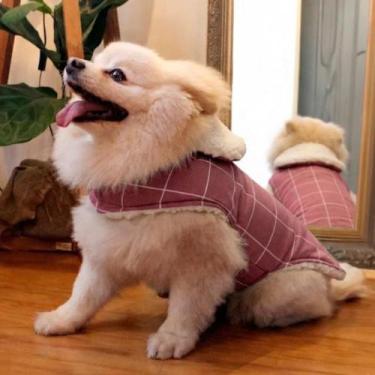 Imagem de Roupa capa pet frio inverno ajustável 13 tamanhos fácil de colocar cac