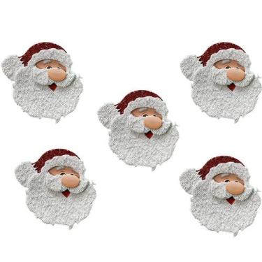Imagem de Aplique para Lembrancinha Papai Noel - 5 Unidades - Piffer