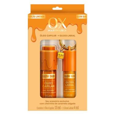Imagem de Kit OX Glow Duo Mari Maria Óleo Capilar 15ml e Gloss Labial Chaveiro 4