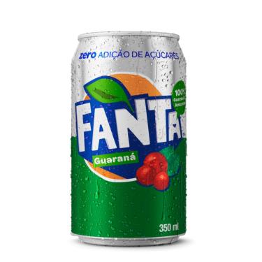 Imagem de Refrigerante Guaraná Zero Açúcar Fanta 350ml Lata Vegano