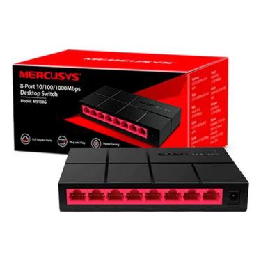 Imagem de Switch 8pt Gigabit MS108G Gigabit 10/100/1000 Mbps Mercusys