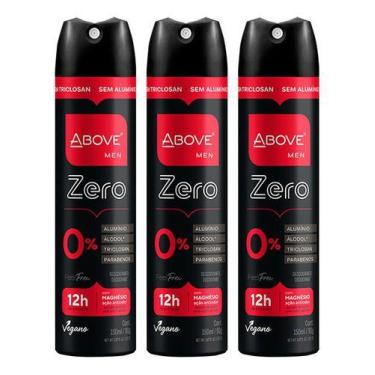 Imagem de Kit 3 Above Feel Free Desodorante Men Zero Alumínio 150ml