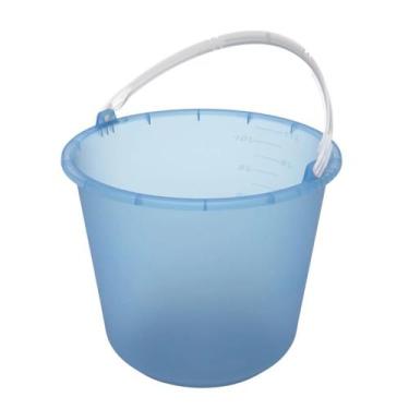 Imagem de Balde Plástico Multi Lar Azul Celeste 12 litros - Metasul