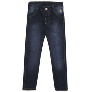 Imagem de Calça Infantil Popstar Skinny Jeans - UNICA - 1 - Look Jeans, Azul, 1