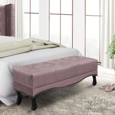 Imagem de Calçadeira Recamier King Vicenza Roxo/Lilás - Spezzia Decor