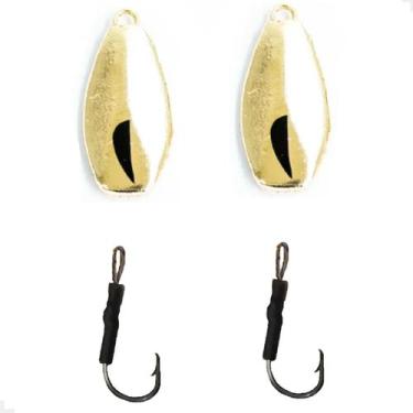 Imagem de Kit C/2 Isca Micro Slow Surf 8g Jumping Jig 2,5cm Da Ksf, Dourado