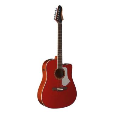 Imagem de Violao tagima swell deluxe folk ca candy apple