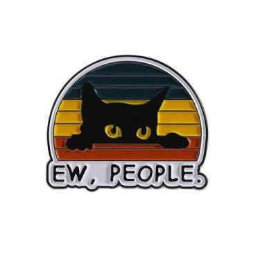Imagem de Broche Esmaltado De Gato LGBTQ Com Armas E Tábua Ouija, Joia De Lapela