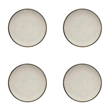 Imagem de Conjunto Com 4 Pratos De Sobremesa 20Cm Unni Brisa Oxford