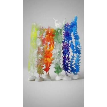 Imagem de Plantas Artificiais para Aquário Kit 6 Peças 38-42cm - Congratulations