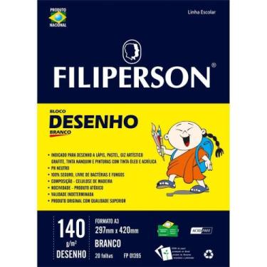 Imagem de Bloco Tecnico sem Margem Desenho A-3 140G.20FLS.BRANCO PCT.C/05 (78916